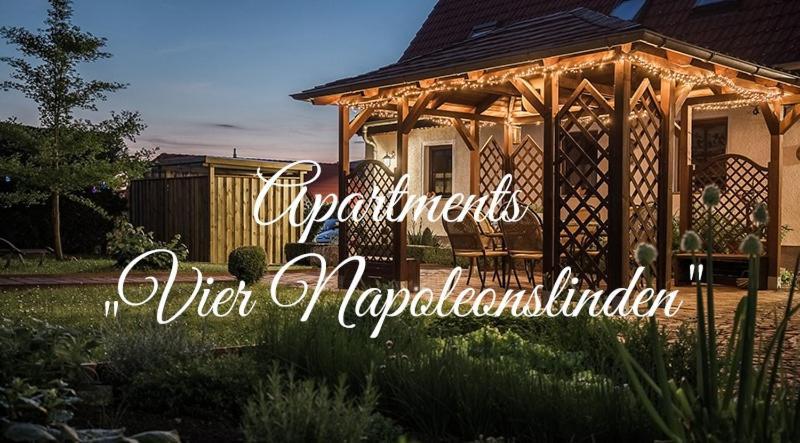 Apartments "Vier Napoleonslinden" Auerstedt Eksteriør billede